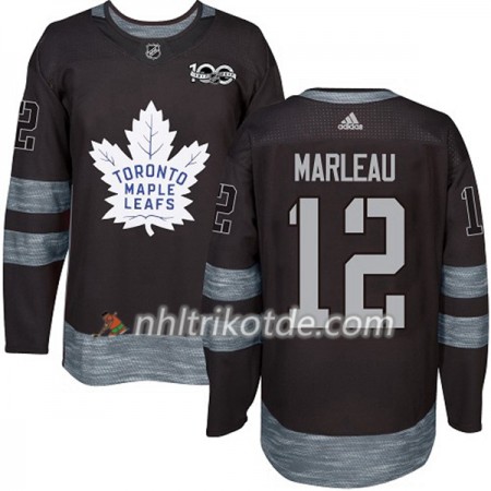 Toronto Maple Leafs Trikot Patrick Marleau 12 1917-2017 100th Anniversary Adidas Schwarz Authentic - Herren